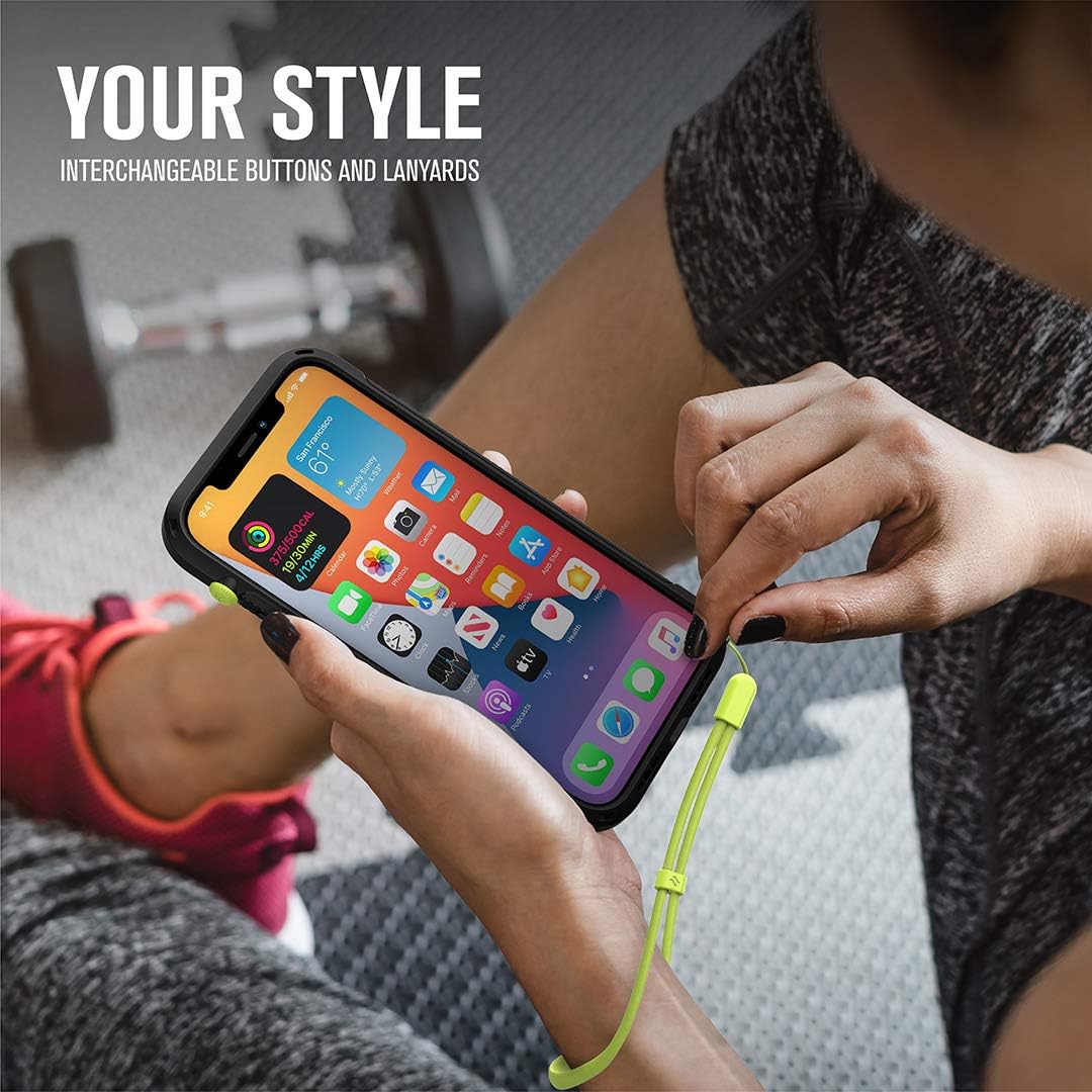 Catalyst Accessories Buttons & Wrist Lanyard iPhone Cases - Neon Pink… - Image 3