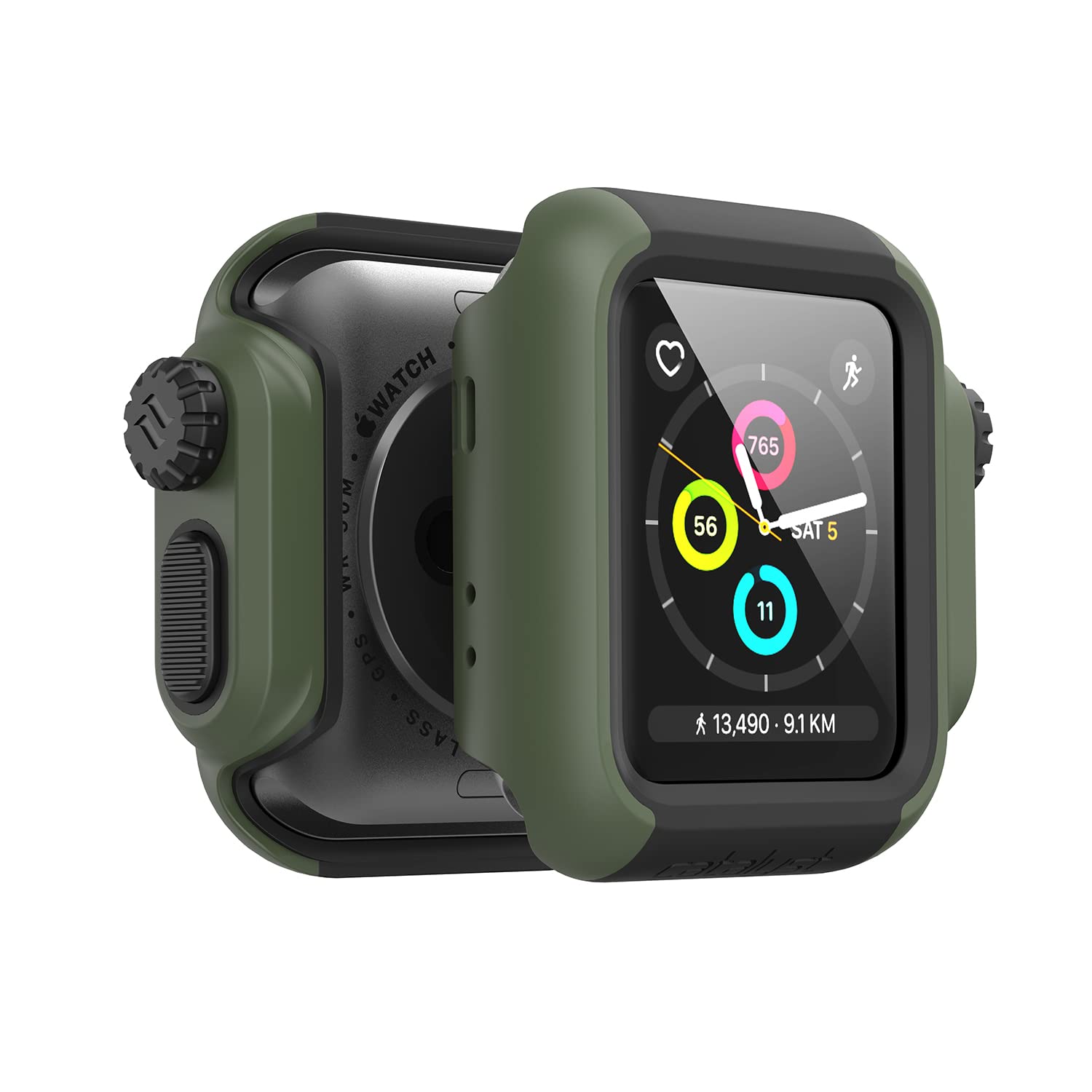 Catalyst Apple Watch Case 38mm Series 3 & Series 2 Drop Proof Shock Proof Impact Protection Apple Watch case [Rugged iWatch Protective case], Army Green - Image 6