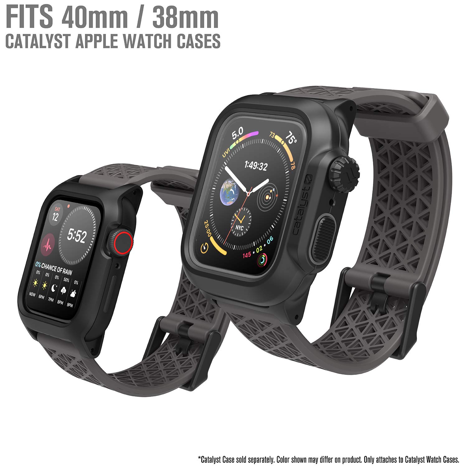 Catalyst - Apple Watch Series 6/5/4/SE (Gen 2/1), 38/40/41mm - Sport Band, Buckle Edition, Hypoallergenic, Breathable, Sports Wristband Replacement Band Without connectors - Army Green - Image 4
