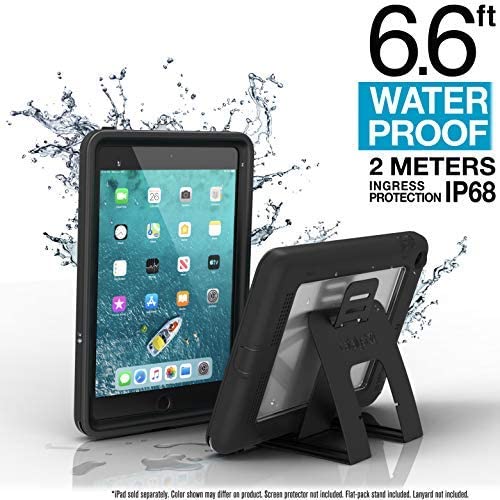Catalyst Case for iPad mini 5 Edition 2019, Full Body Protection, Waterproof 6.6ft, Drop Proof 4ft, Kickstand Included, Touch ID, Built-in Screen Protector, iPad case for Kids - Stealth Black - Image 2