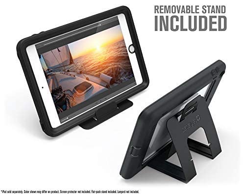Catalyst Case for iPad mini 5 Edition 2019, Full Body Protection, Waterproof 6.6ft, Drop Proof 4ft, Kickstand Included, Touch ID, Built-in Screen Protector, iPad case for Kids - Stealth Black - Image 9