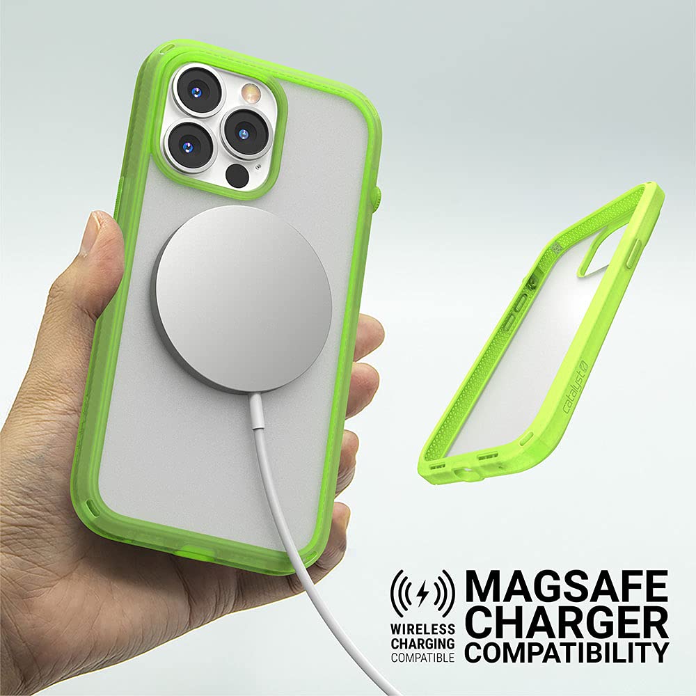 Catalyst Case for iPhone 13 Pro Influence Series Slim Case, Finger-Print Safe Cases, Drop Proof Phone, with Lanyard (Glow-in-The-Dark) - Image 4