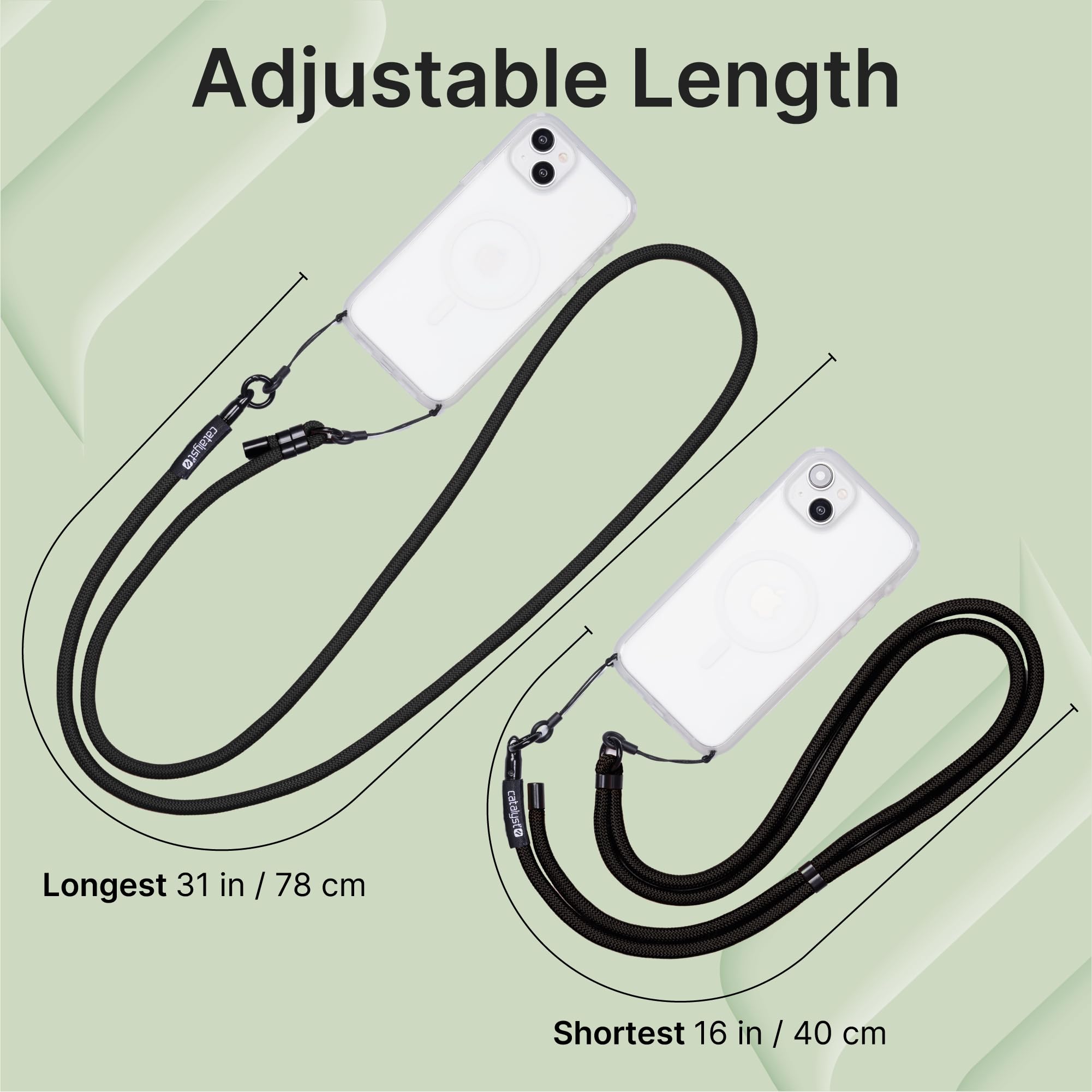 Catalyst Crossbody Phone Lanyard - Detachable Crossbody Cell Phone Lanyard, Adjustable Crossbody Phone Straps - Image 5