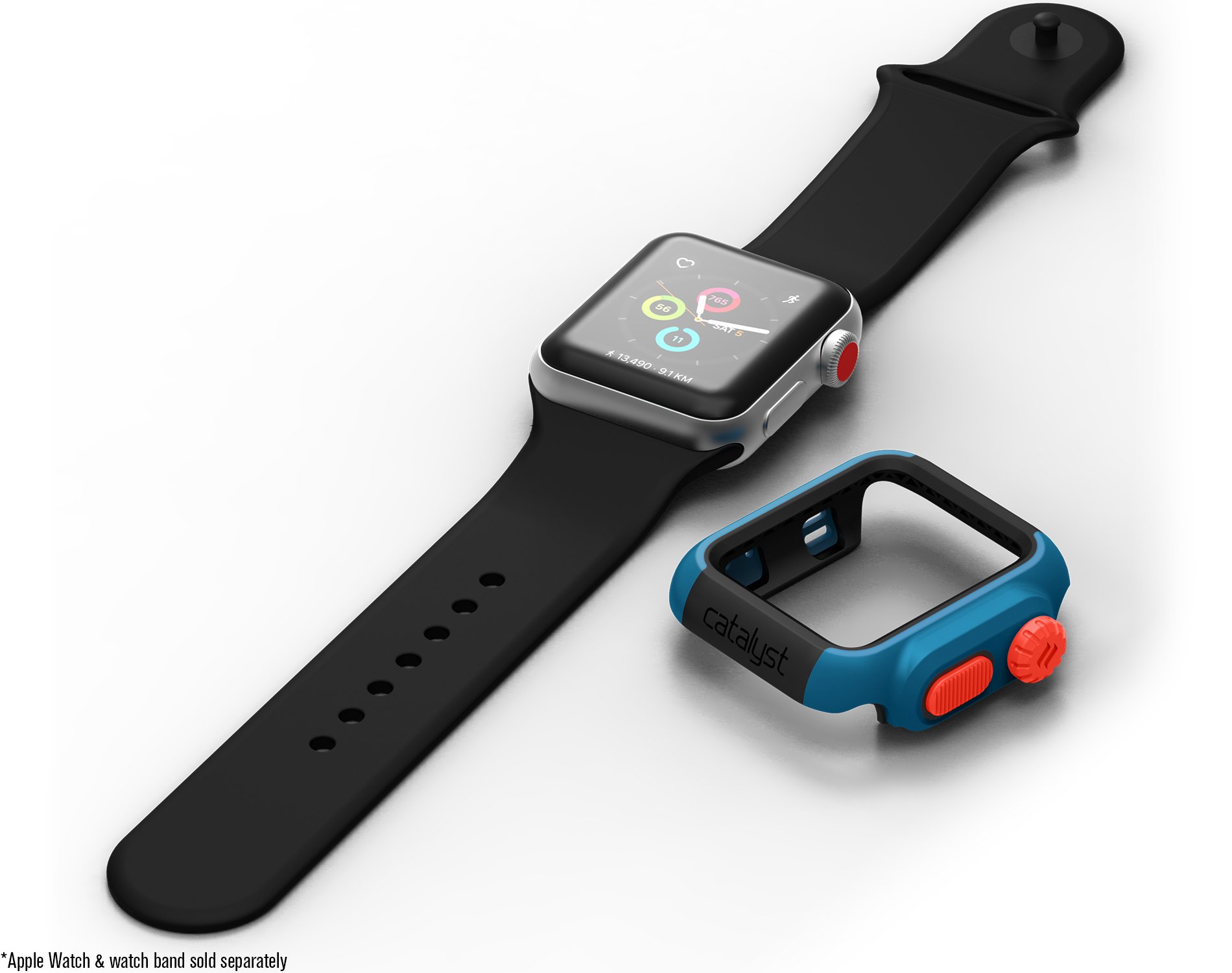 Catalyst Designed for Apple Watch Impact Case 38mm Series 3 & 2 Rugged Protective Case by Catalyst, Drop Proof Shock Proof Impact Resistant Designed for Apple Watch Case, Blueridge/Sunset - Image 4