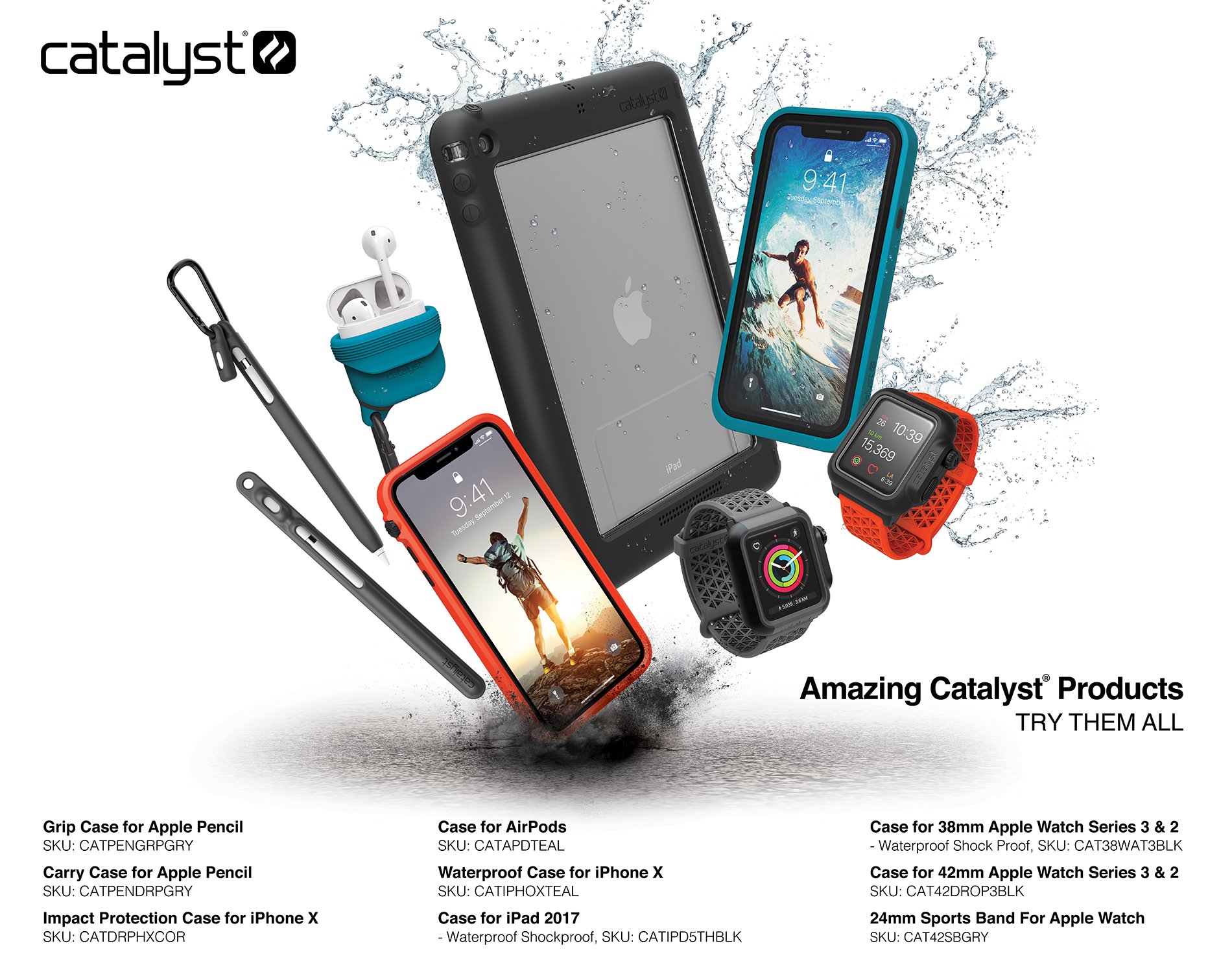 Catalyst Designed for Apple Watch Impact Case 38mm Series 3 & 2 Rugged Protective Case by Catalyst, Drop Proof Shock Proof Impact Resistant Designed for Apple Watch Case, Blueridge/Sunset - Image 6