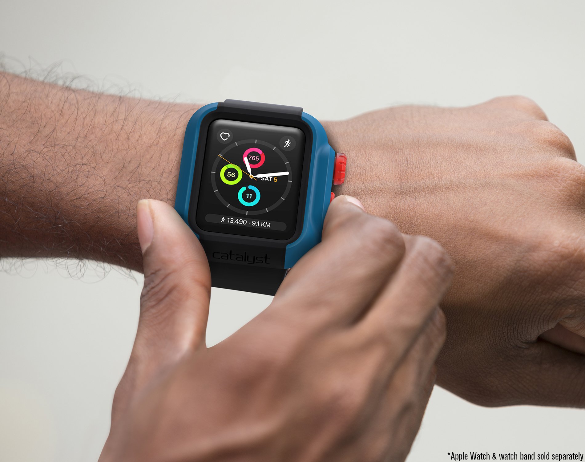Catalyst Designed for Apple Watch Impact Case 38mm Series 3 & 2 Rugged Protective Case by Catalyst, Drop Proof Shock Proof Impact Resistant Designed for Apple Watch Case, Blueridge/Sunset - Image 7
