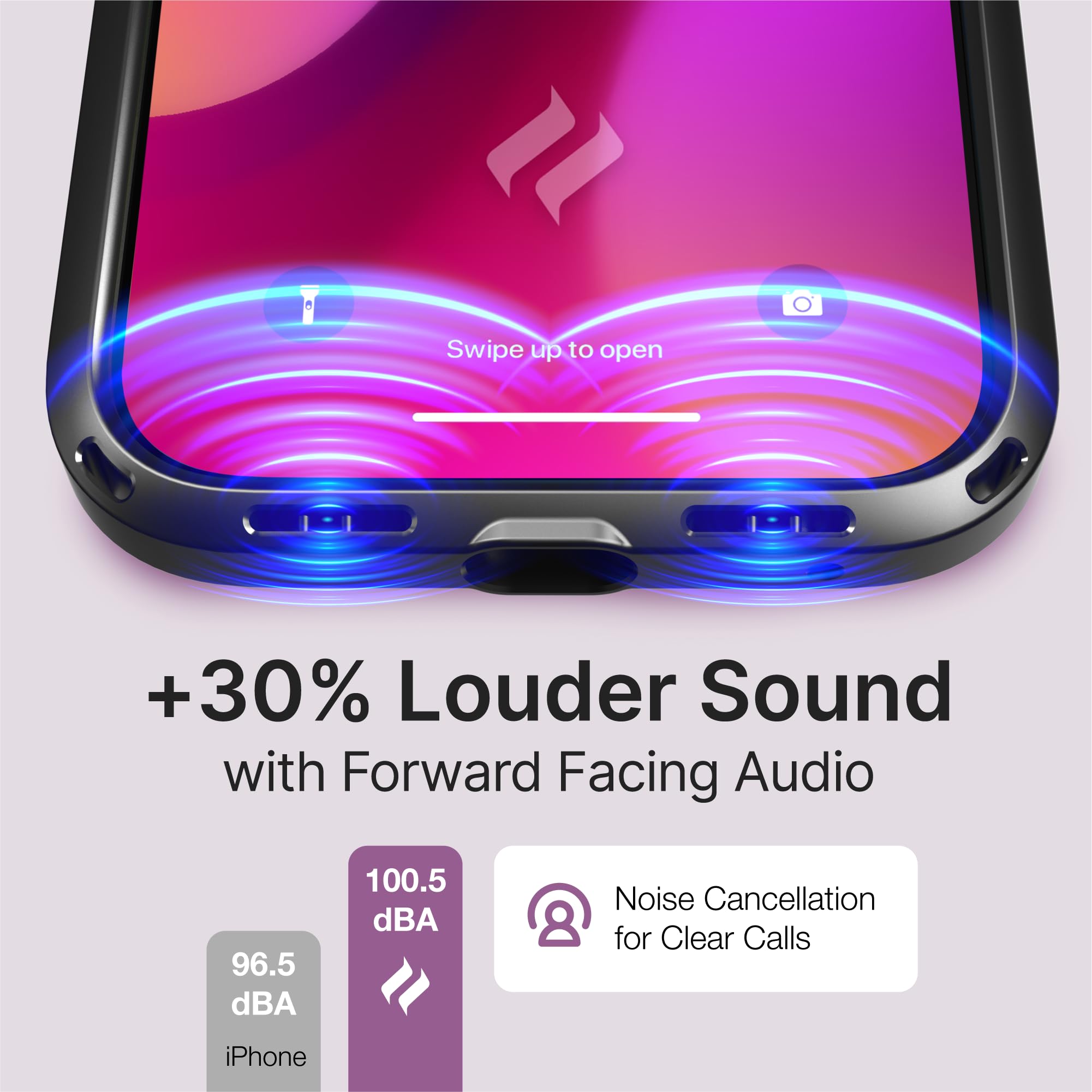 Catalyst Influence Case for iPhone 15 Plus, Military Grade Protection Case for iPhone 15 Plus with Magsafe, Wireless Charging Compatible Case with Lanyard, Fingerprint Resistant, Louder Audio Clear - Image 6