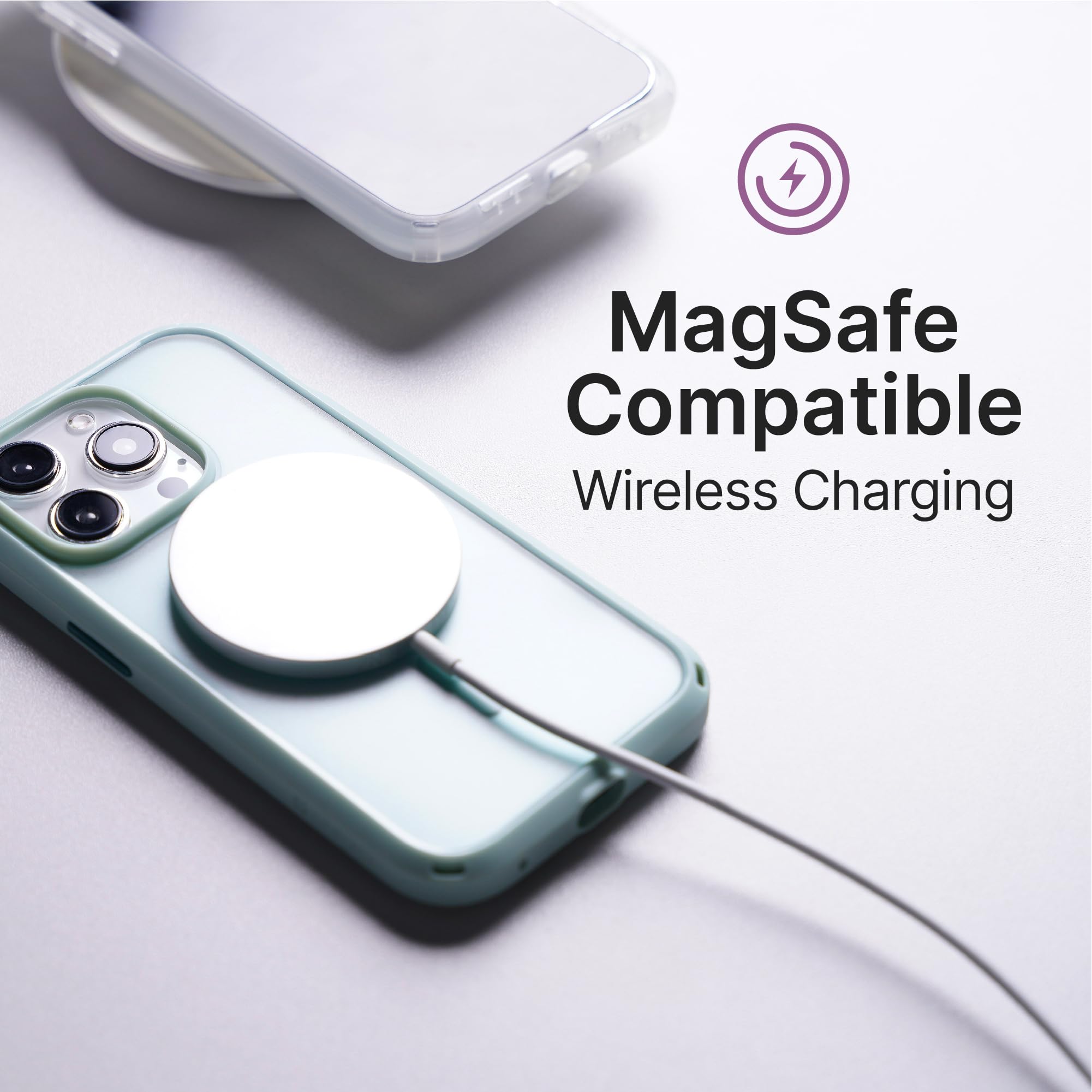 Catalyst Influence Case for iPhone 15 Plus, Military Grade Protection Case for iPhone 15 Plus with Magsafe, Wireless Charging Compatible Case with Lanyard, Fingerprint Resistant, Louder Audio Clear - Image 8