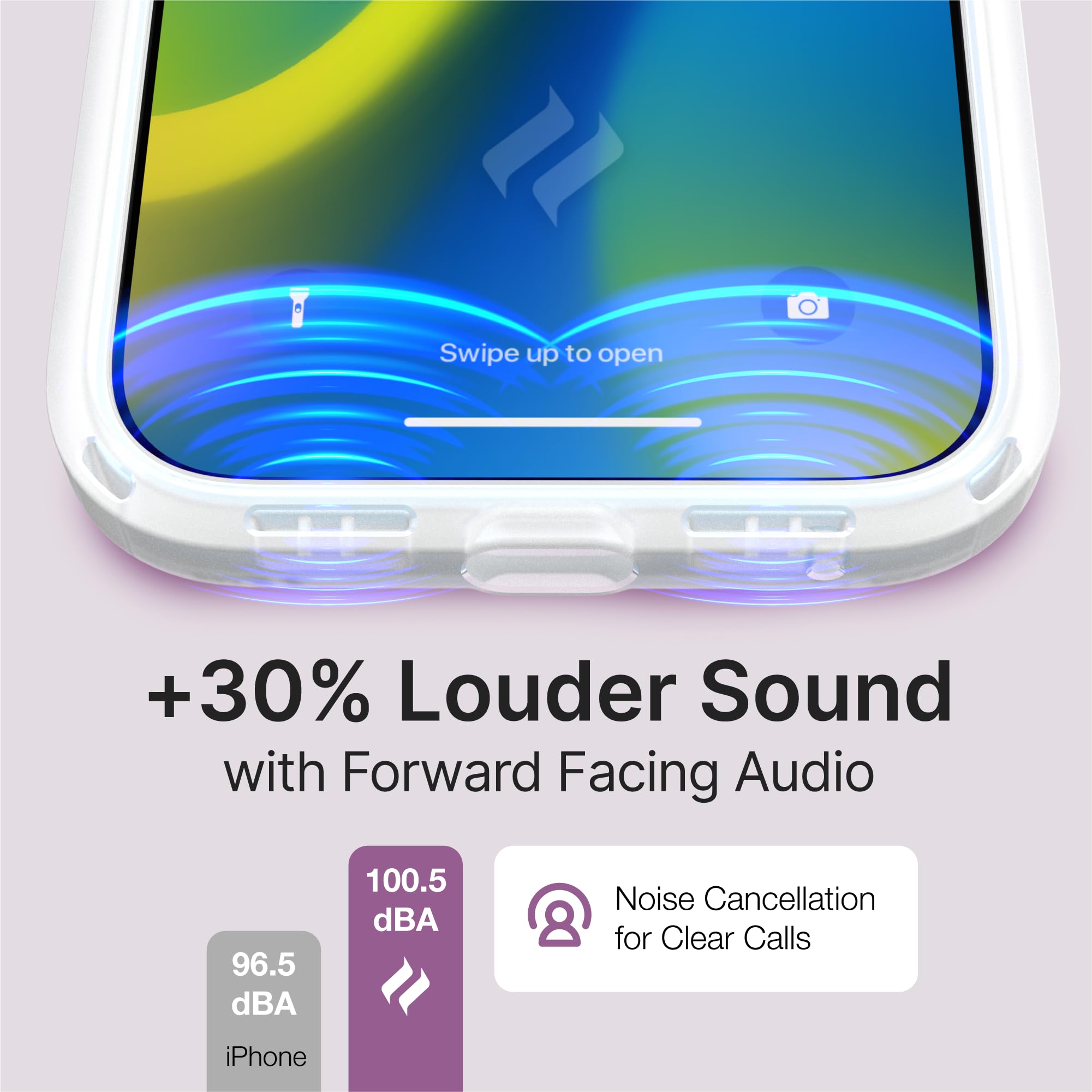 Catalyst Influence Case for iPhone 14 Pro, Compatible with MagSafe, Drop Proof, Fingerprint Resistant, Durable, Easy to Clean and Install, 30% Louder Forward Audio. Lanyard Included - Frosted - Image 6