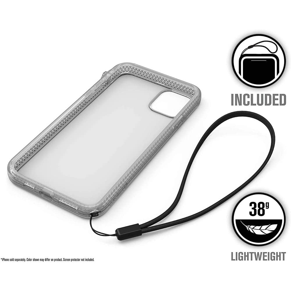 Catalyst - iPhone 11 Pro Case with Clear Back Case, 2M Drop Resistant, Shock Absorption System, Rotary Switch Switch, Wireless Charging, Lanyard- Clear - Image 7