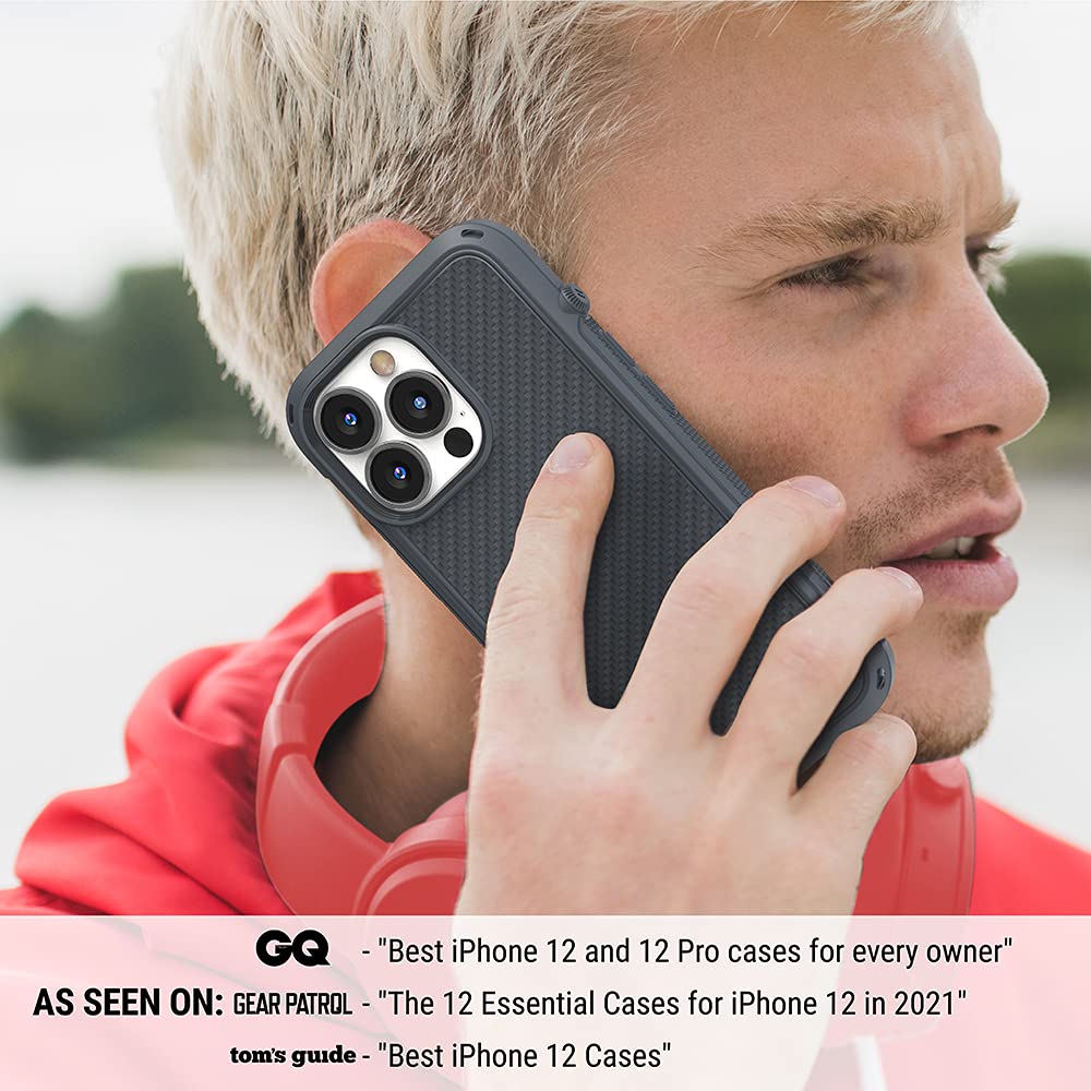 Catalyst iPhone 13 Case Vibe Series, Compatible with MagSafe, Drop Proof Protection, Slim Case Design, with Lanyard (Battleship Grey) - Image 6