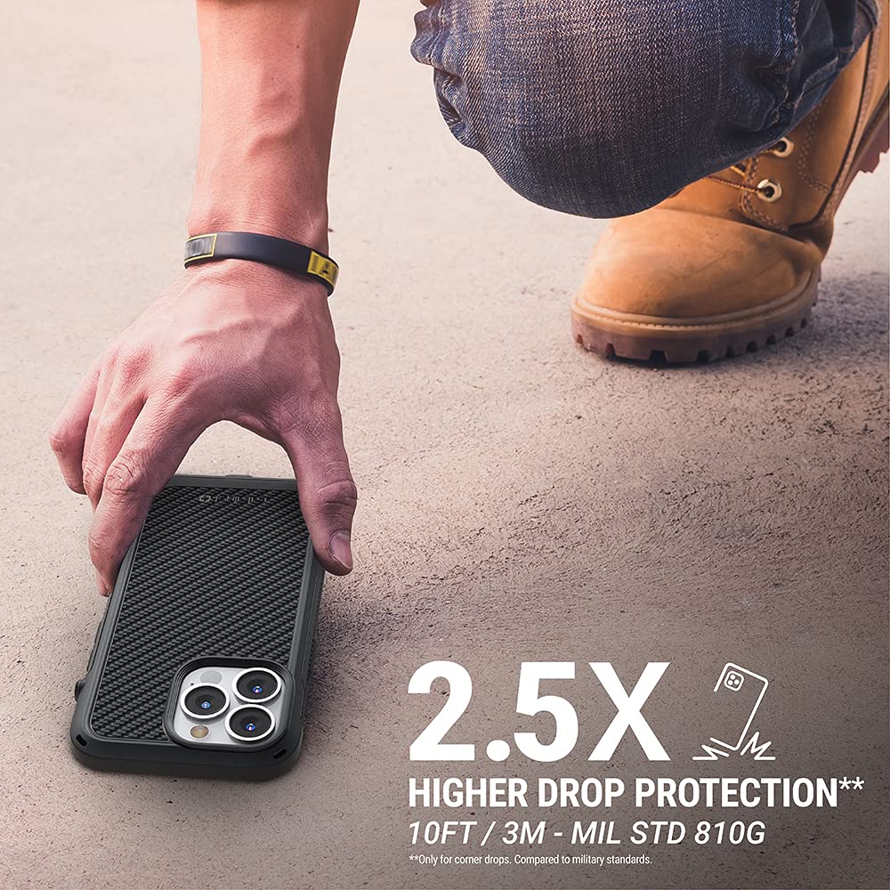 Catalyst iPhone 13 Pro Case Vibe Series, Compatible with MagSafe, Drop Proof Protection, Slim Case Design, with Lanyard (Stealth Black)… - Image 5