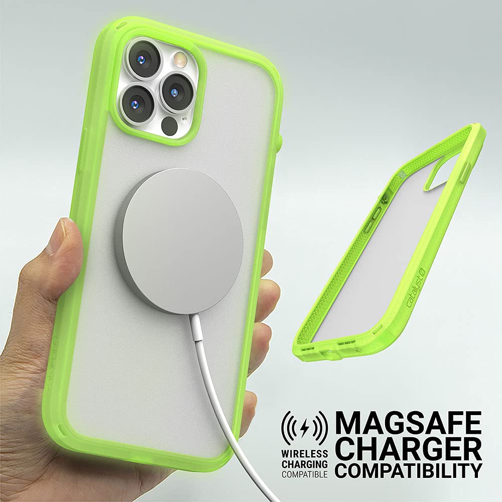 Catalyst iPhone 13 Pro Max Case Influence Series Slim Case, Finger-Print Safe Cases, Drop Proof Phone, with Lanyard, +30% Louder Sound Forward Audio(Glow-in-The-Dark) - Image 4