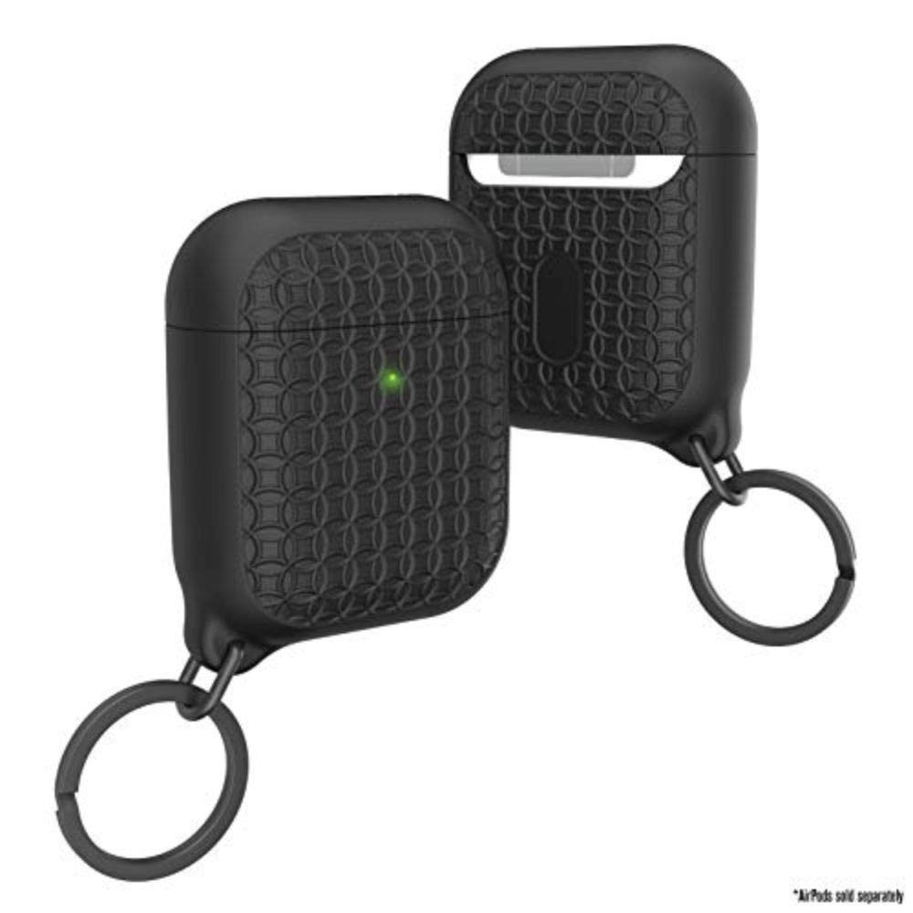 Catalyst, Keyring Case for AirPods 1 & 2 - Silicone AirPods Case with Textured Pattern, Charging Light Visible, Extra Grippy Surface Finish - Image 8