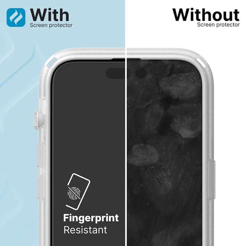 Catalyst Tempered Glass Screen Protector for iPhone 14 Pro, Full Coverage Against Drops, Cracks, Surface Scratches, Case-Friendly, Compatible Case, Touch-Sensitive, Bare-Screen Feel - Image 2