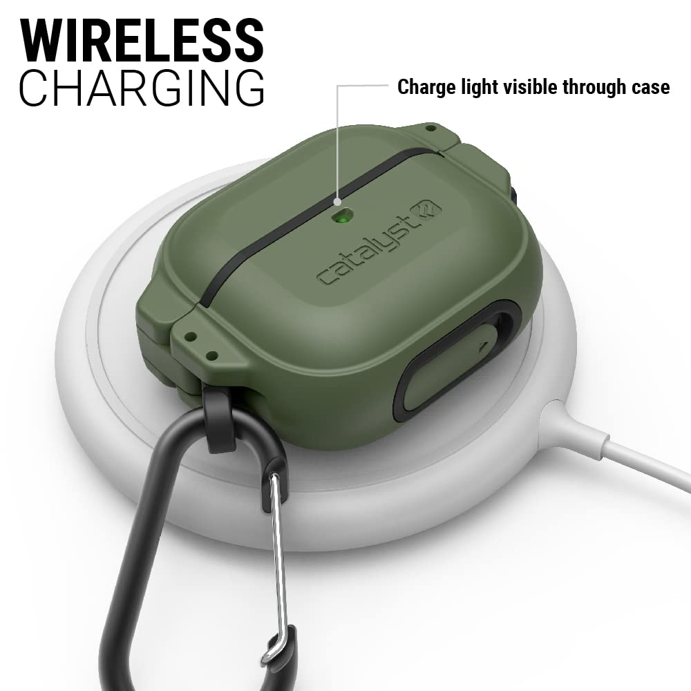 Catalyst Total Protection Case for AirPods 3rd Generation 2022, 330ft Waterproof Case for AirPods 3, Shockproof Cover for AirPods 3rd Generation, Durable Protection for AirPods 3 with Carabiner - Image 5