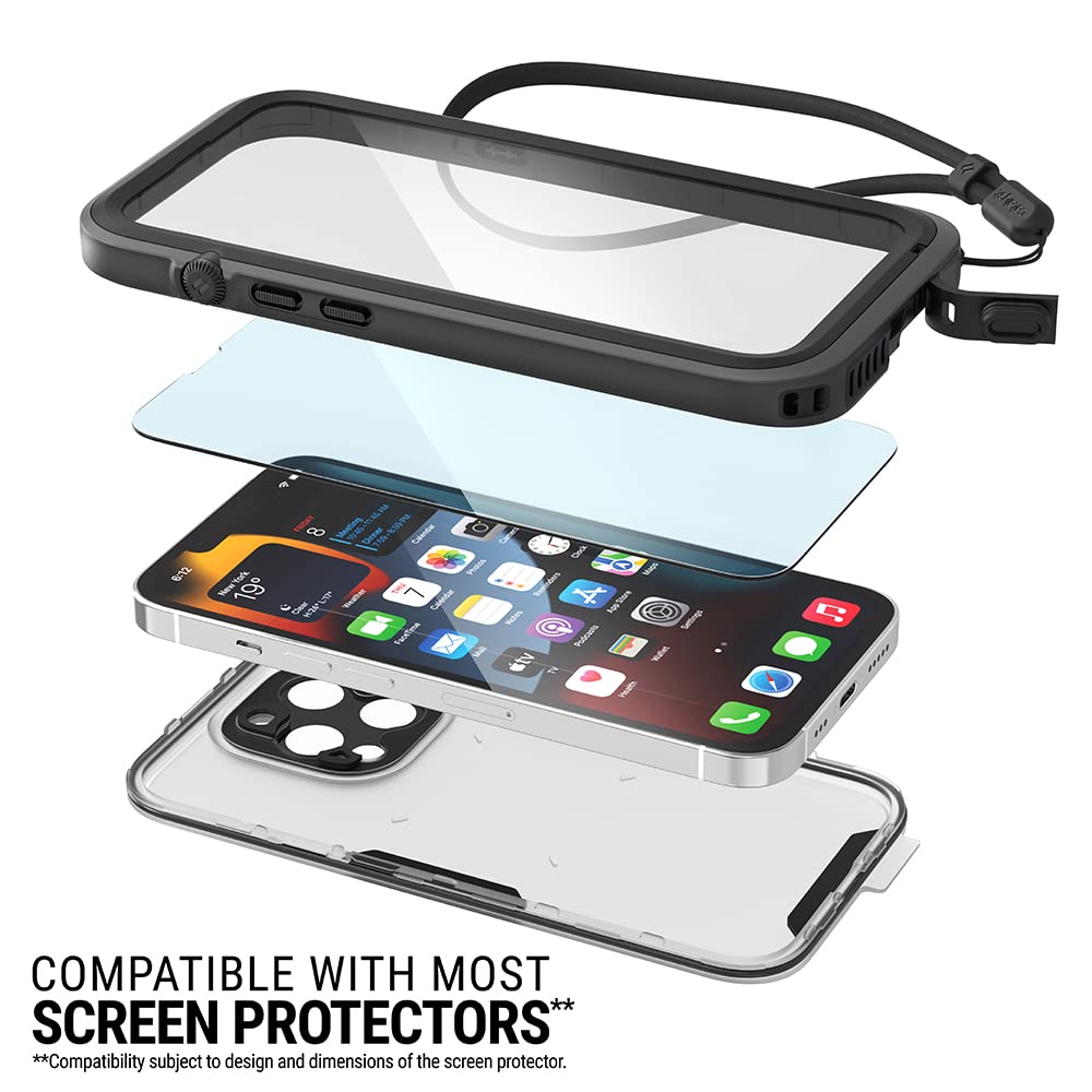 Catalyst Total Protection Case for iPhone 13 Pro - 5X More Waterproof iPhone 13 Pro Case, Highly Responsive Screen and Face id, Survives up to 65% Higher Drops Black - Image 7