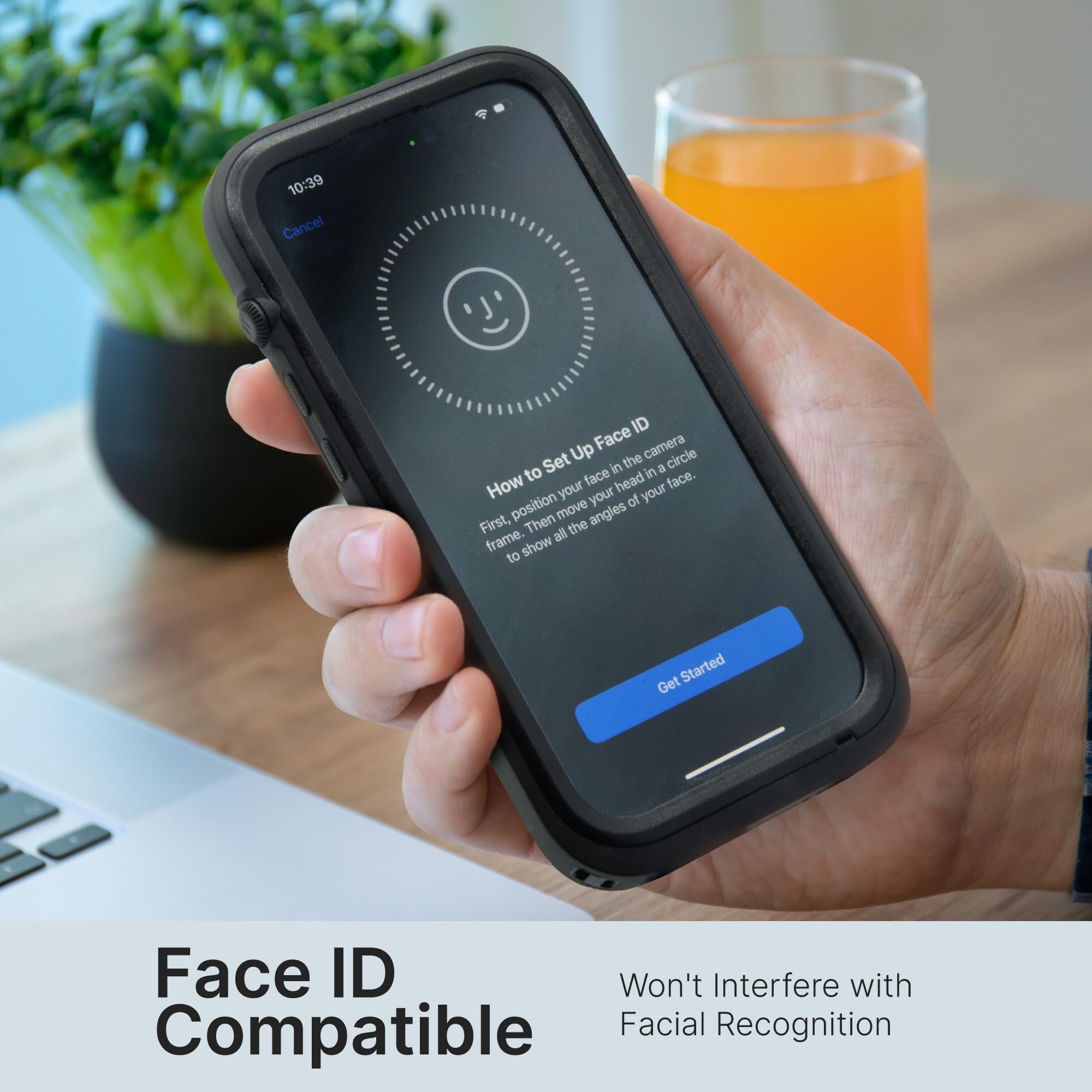 Catalyst Total Protection Case for iPhone 14-5X More Waterproof iPhone Case, Highly Responsive Screen and Face id, Survives up to 65% Higher Drops Black - Image 4