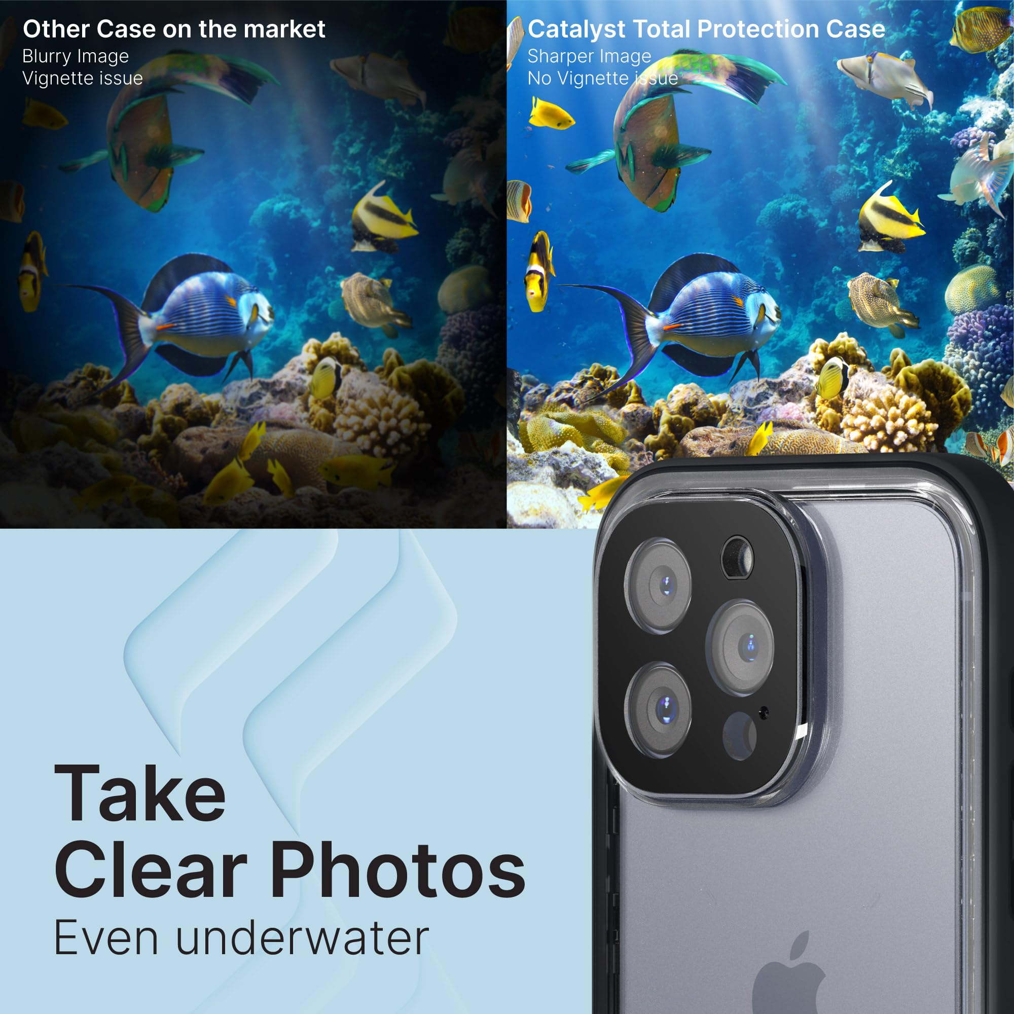 Catalyst Total Protection Case for iPhone 14-5X More Waterproof iPhone Case, Highly Responsive Screen and Face id, Survives up to 65% Higher Drops Black - Image 5