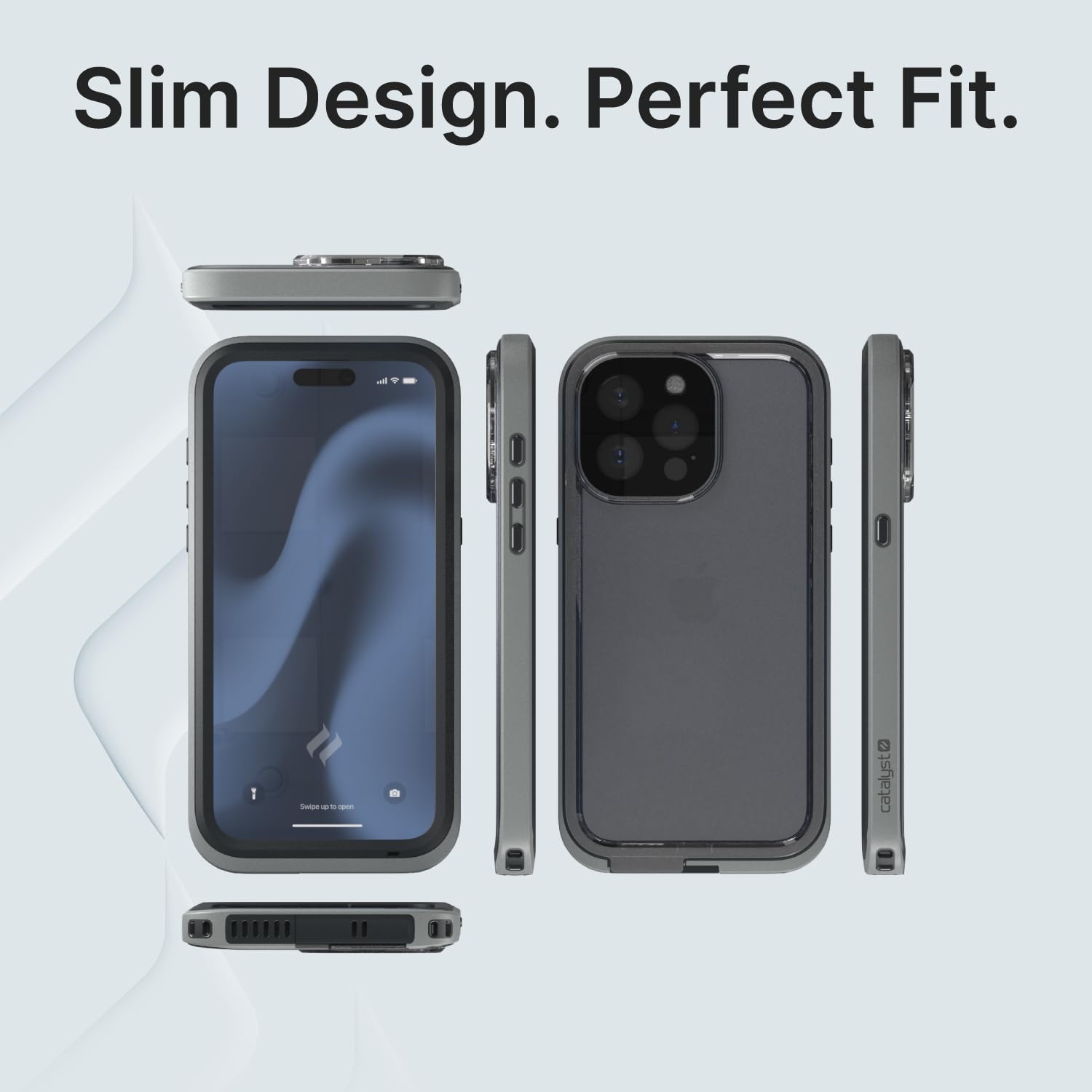 Catalyst Total Protection Case for iPhone 15 Pro Max - 5X More Waterproof iPhone Case, Highly Responsive Screen and Face id, Survives up to 65% Higher Drops Gray - Image 10