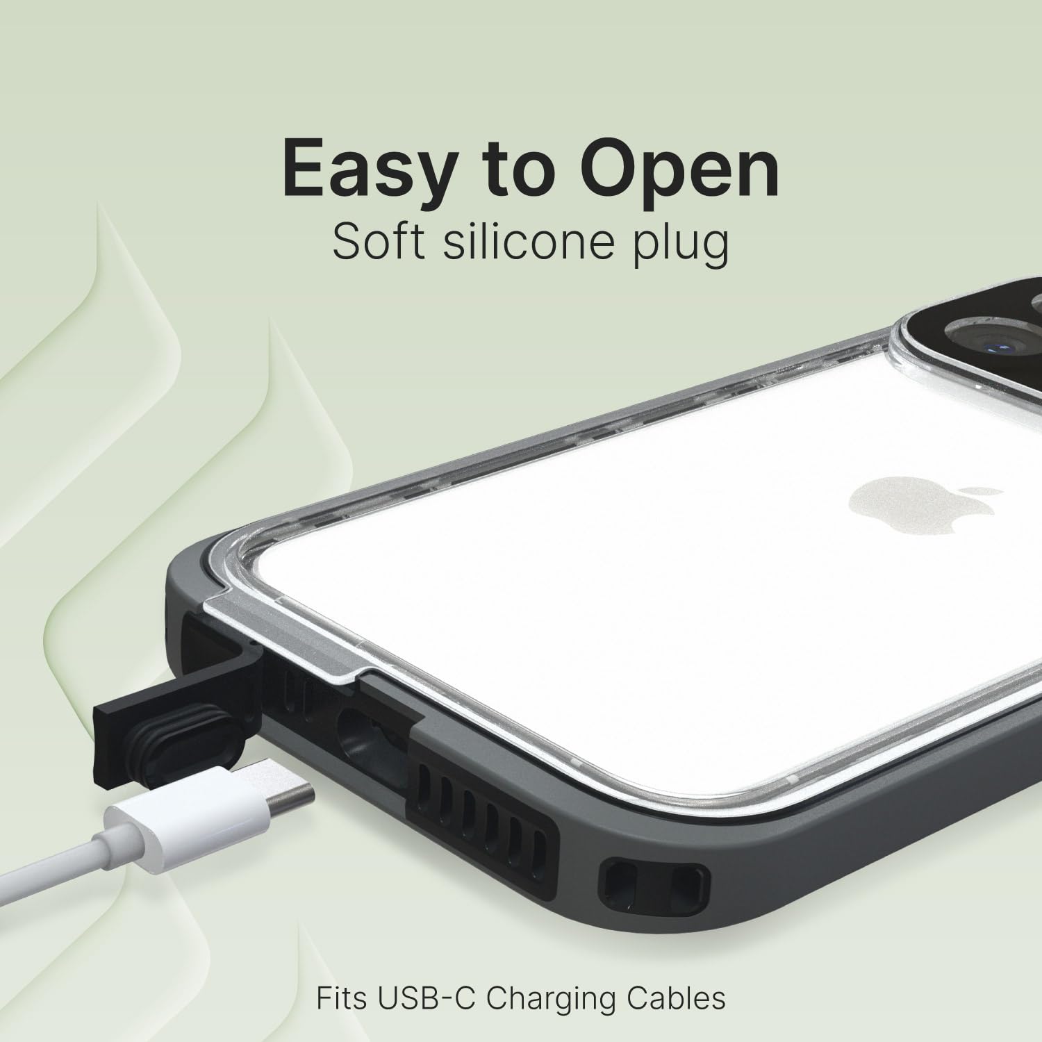 Catalyst Total Protection Case for iPhone 15 Pro Max - 5X More Waterproof iPhone Case, Highly Responsive Screen and Face id, Survives up to 65% Higher Drops Gray - Image 9