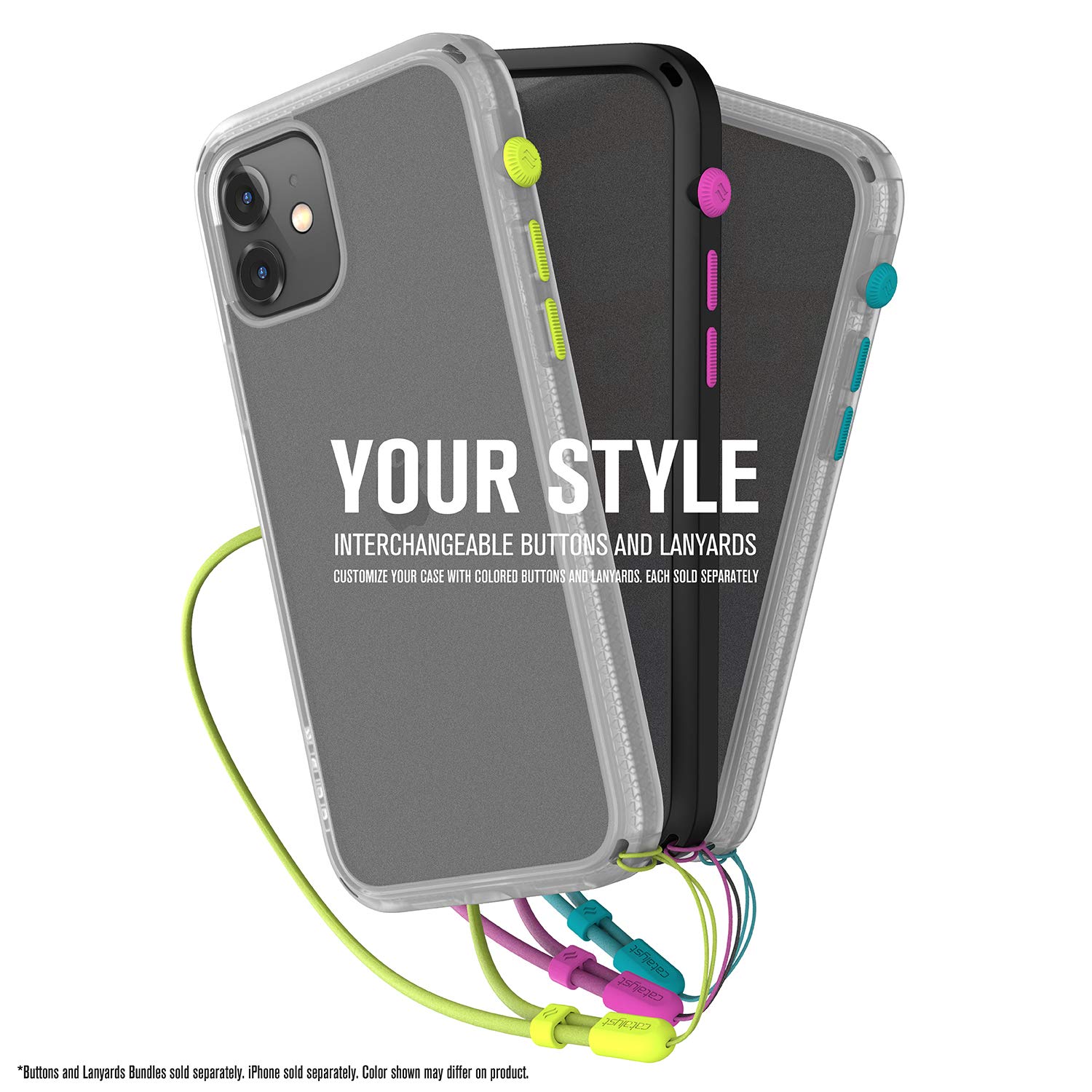 Catalyst Vibe Series Case Designed for iPhone 12/12 Pro, Patented Rotating Mute Switch, 10ft Drop Proof, Compatible with MagSafe, Crux Accessories Attachment System Stealth Black - Image 8