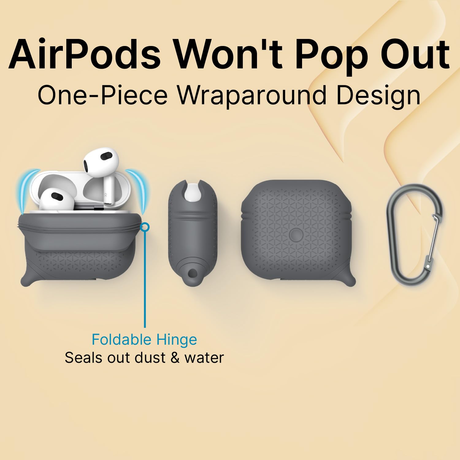 Catalyst Waterproof Case for AirPods 3rd Generation (2021) - Wireless and USB-C Charging Compatible AirPods 3rd Generation Case, Drop Protection AirPod Case 3rd Generation One Piece Design - Image 9