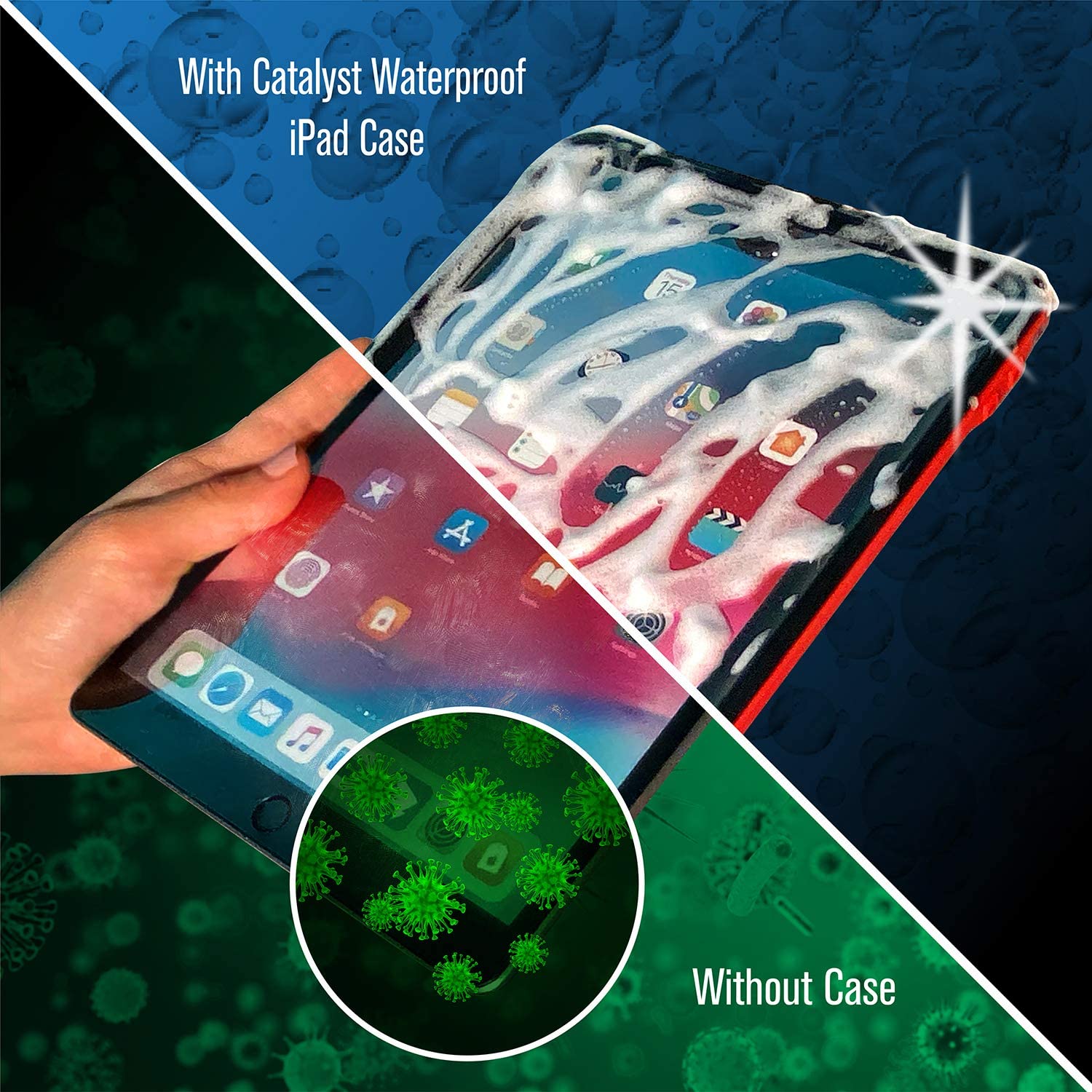 Catalyst Waterproof iPad Case for iPad Pro 11" 2018 Waterproof 6.6 ft - Full Body Protection, Heavy Duty Drop Proof 4ft, Kickstand, True Acoustic Sound Technology, Built-in Screen Protector - Image 3