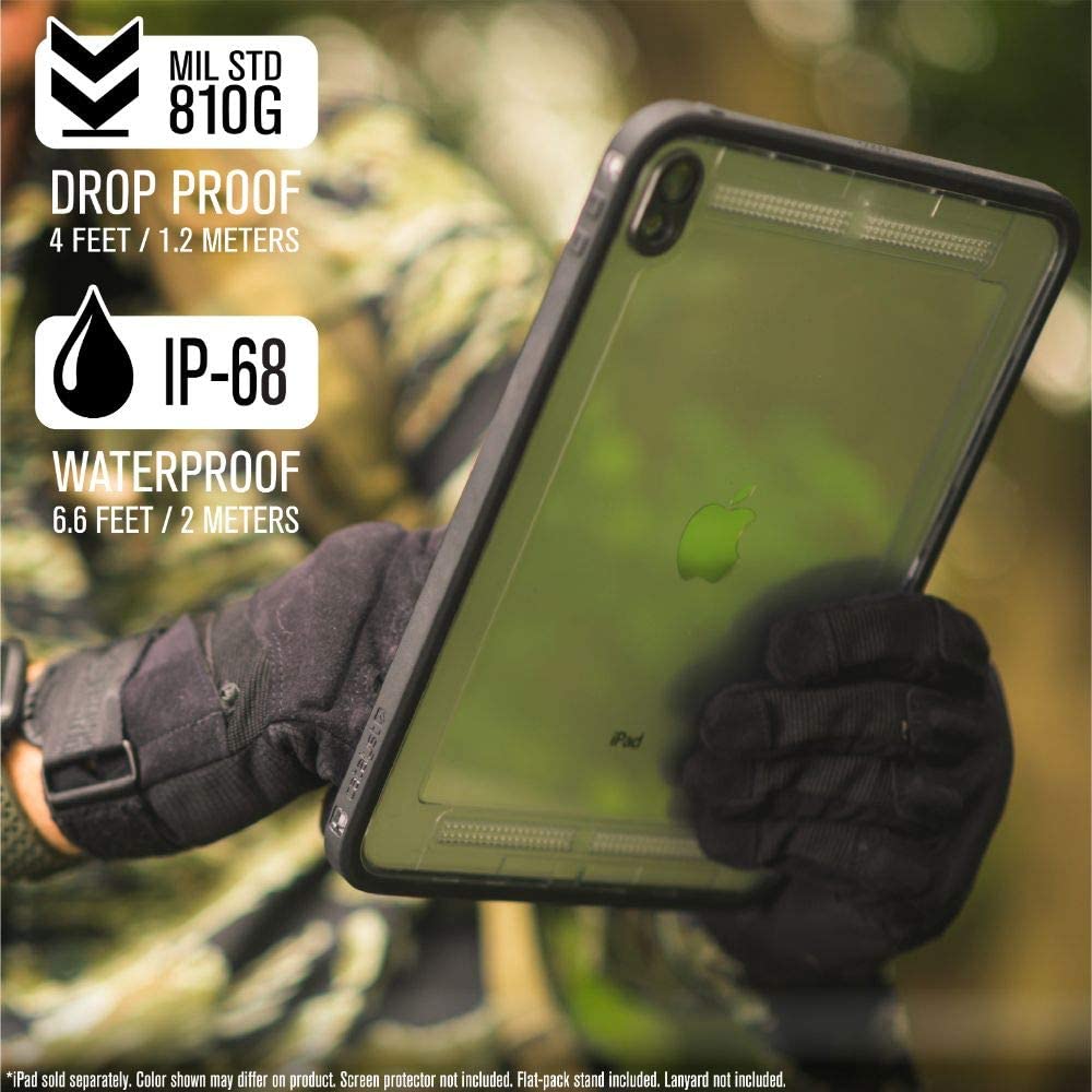 Catalyst Waterproof iPad Case for iPad Pro 11" 2018 Waterproof 6.6 ft - Full Body Protection, Heavy Duty Drop Proof 4ft, Kickstand, True Acoustic Sound Technology, Built-in Screen Protector - Image 6